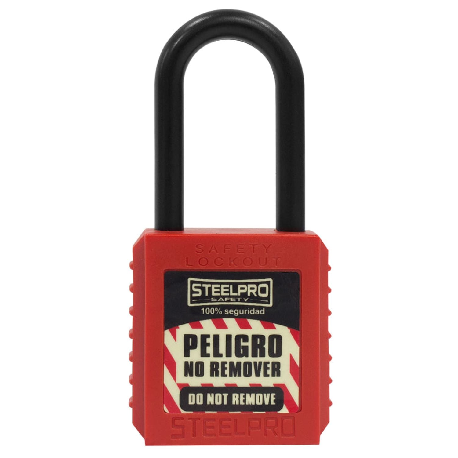 Candado Lock Out X10 Long Dieléctrico Steelpro